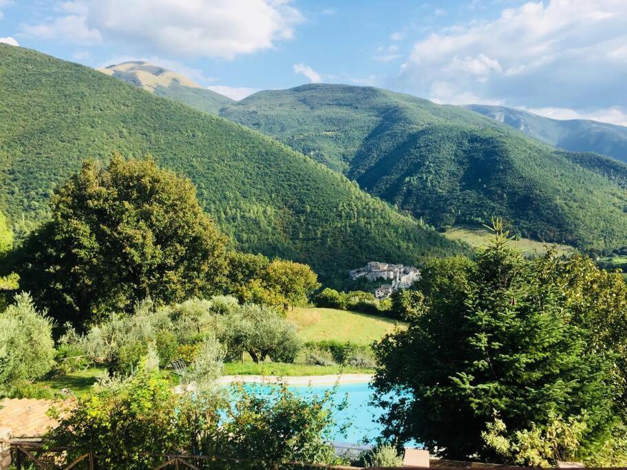 Casale Rosso Villa Castel San Felice ภายนอก รูปภาพ