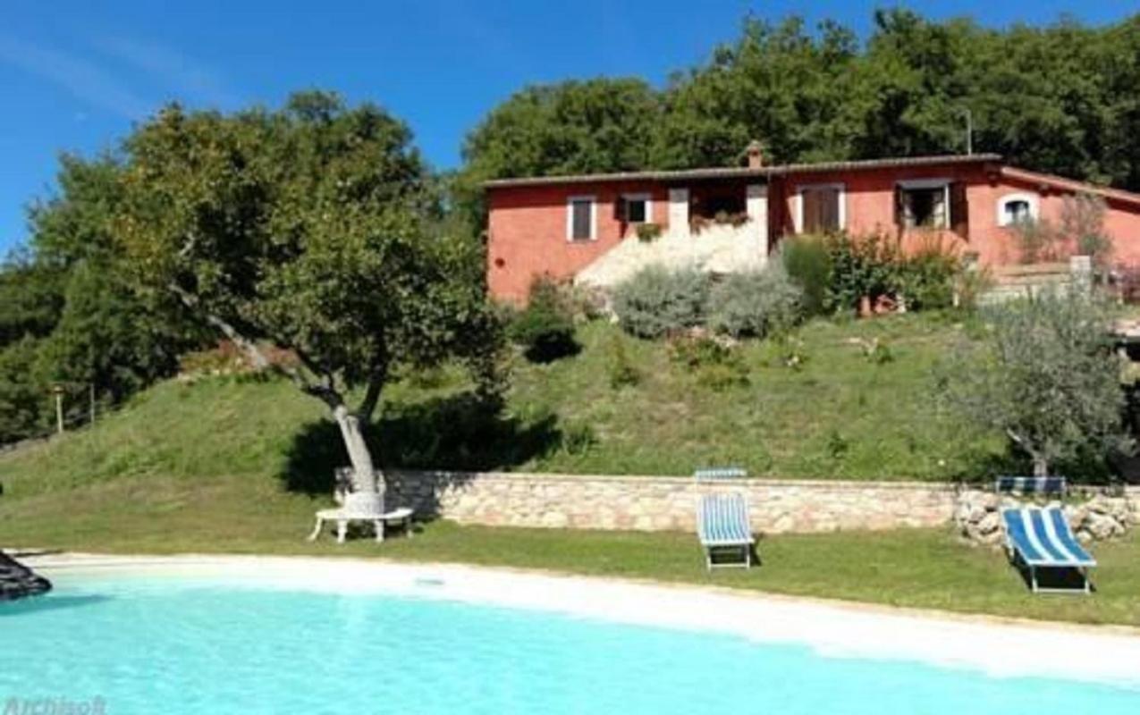 Casale Rosso Villa Castel San Felice ภายนอก รูปภาพ