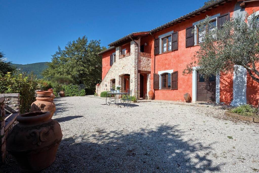 Casale Rosso Villa Castel San Felice ภายนอก รูปภาพ