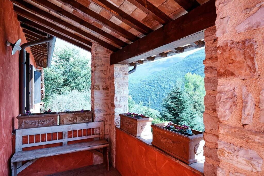Casale Rosso Villa Castel San Felice ภายนอก รูปภาพ